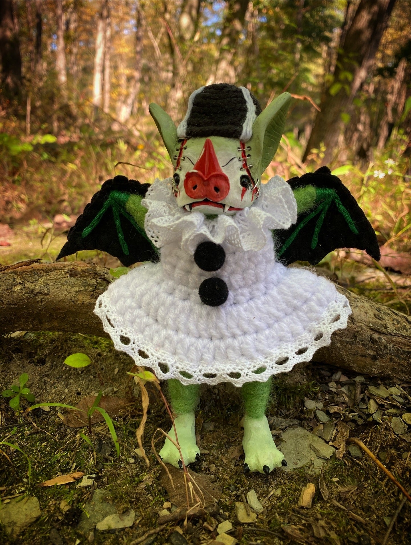 Clownenstein's Bride Art doll
