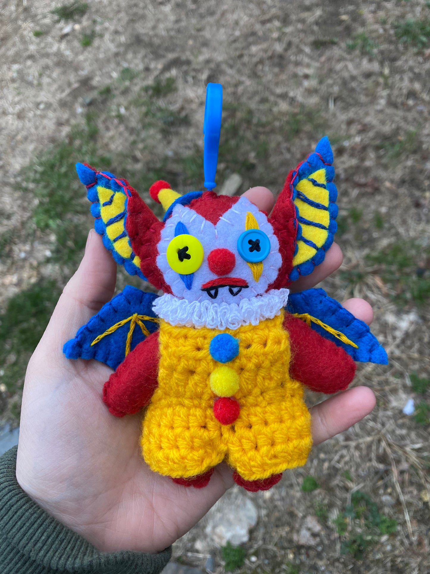 BAT BAG CLIP (red)
