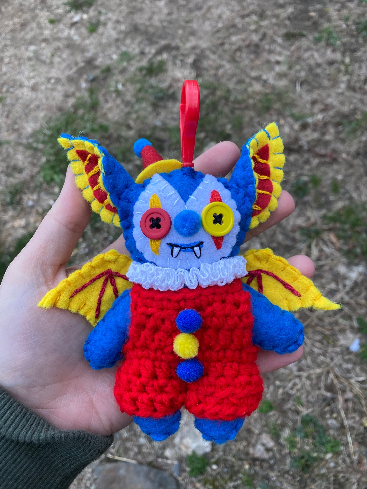 BAT BAG CLIP (blue)