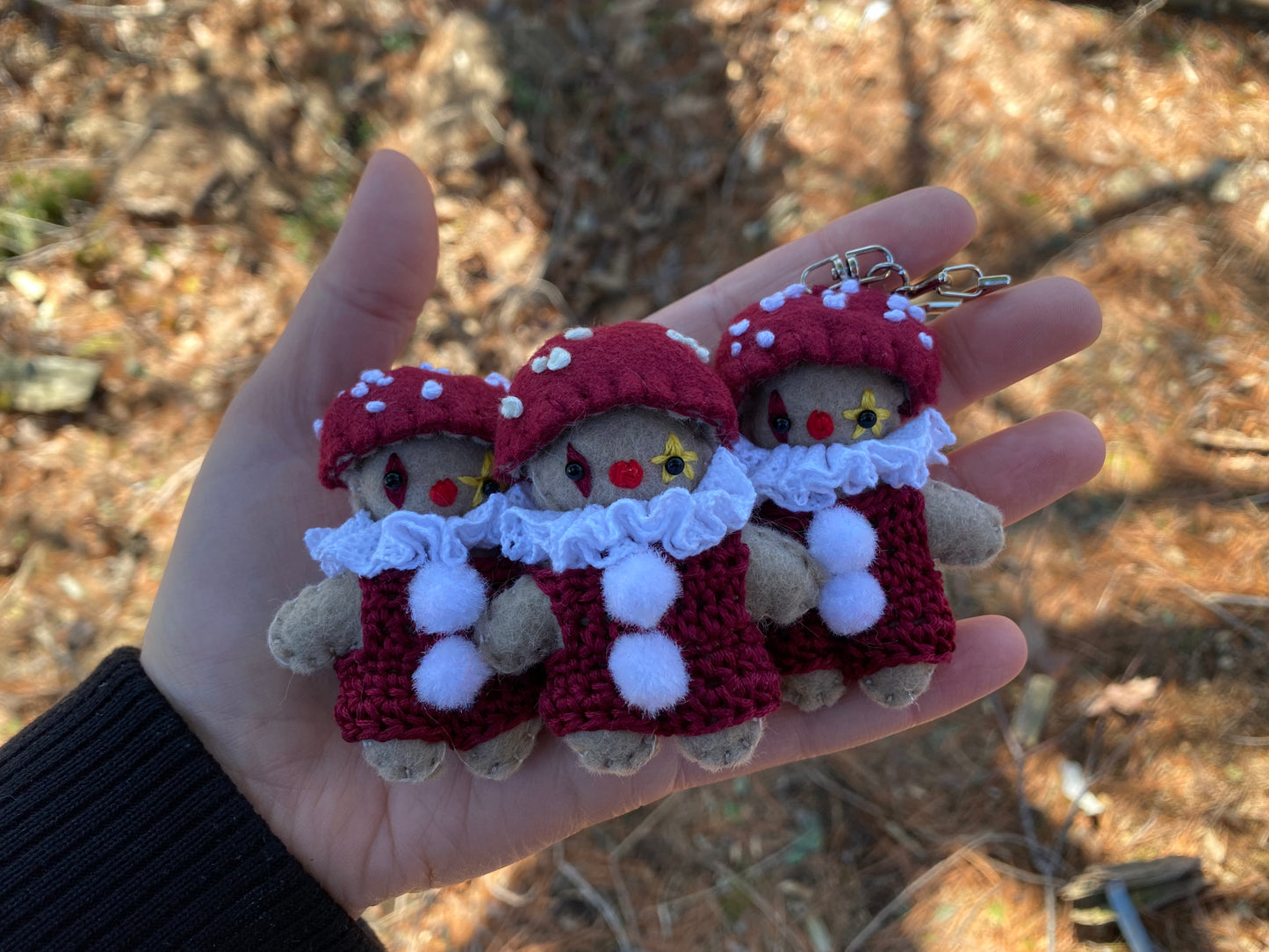 *MYSTERY* mushroom pocket clown clip
