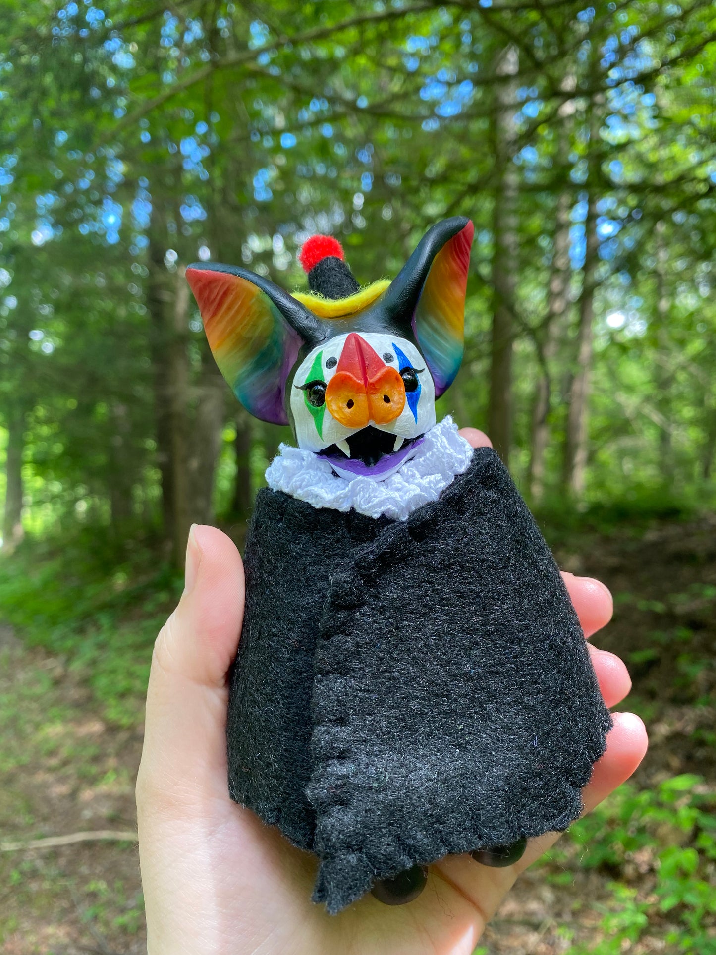 LARGE HANGING PRIDE BAT (rainbow)