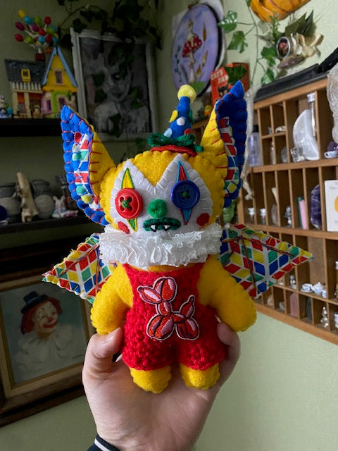 COMMISSION SLOT FOR MEDIUM CLOWN BAT PLUSH DOLL