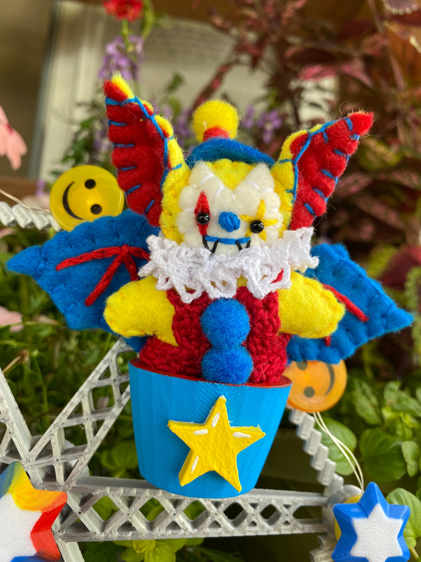 BAT POCKET CLOWN (yellow)