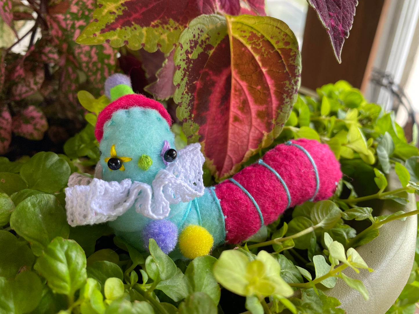 GUMMY WORM POCKET CLOWN (blue/pink)