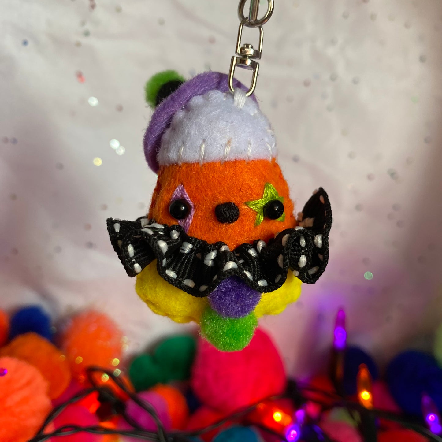 Candy Corn bag clip (A)