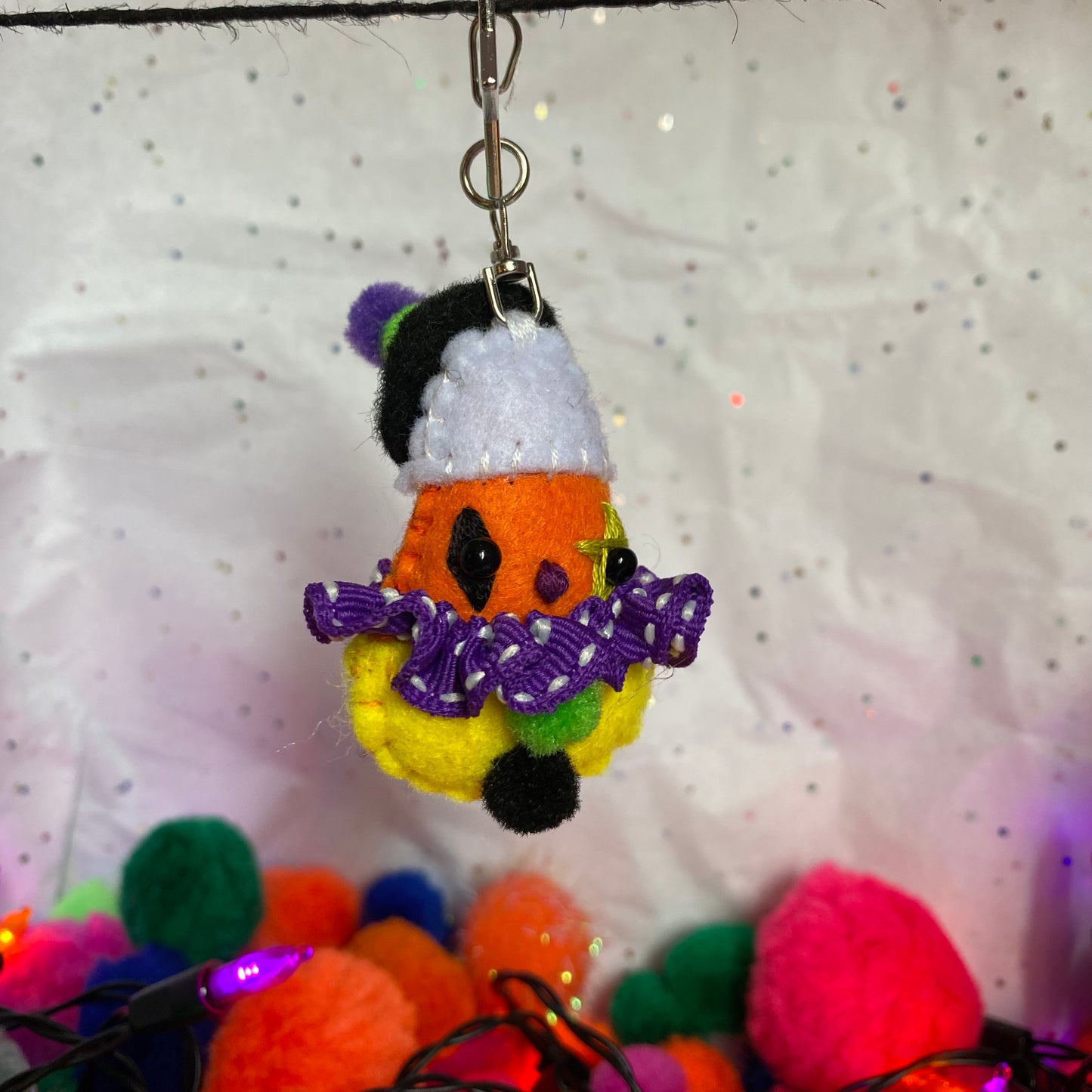 Candy Corn bag clip (C)