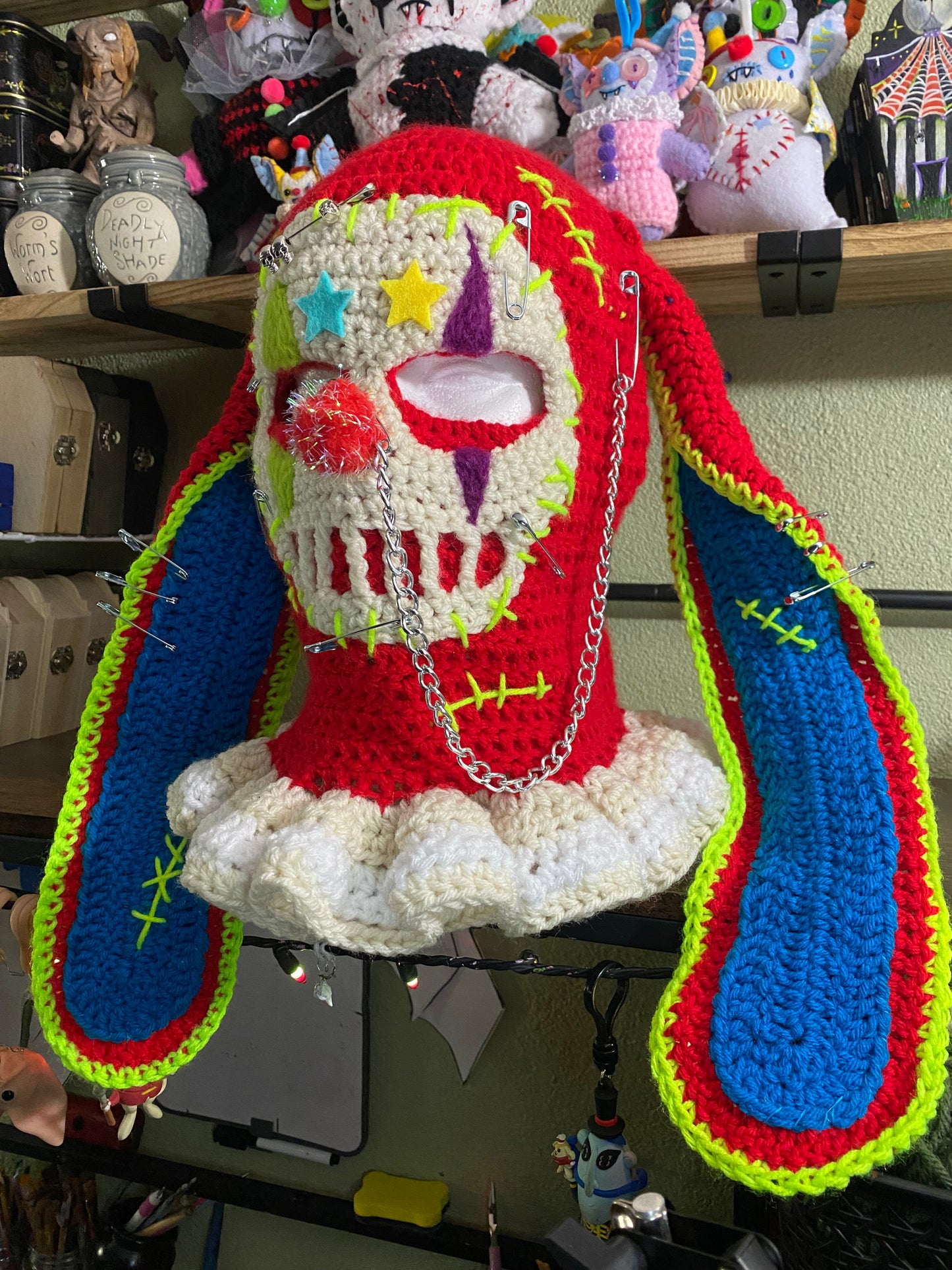 COMMISSION SLOT FOR CLOWN BALACLAVA