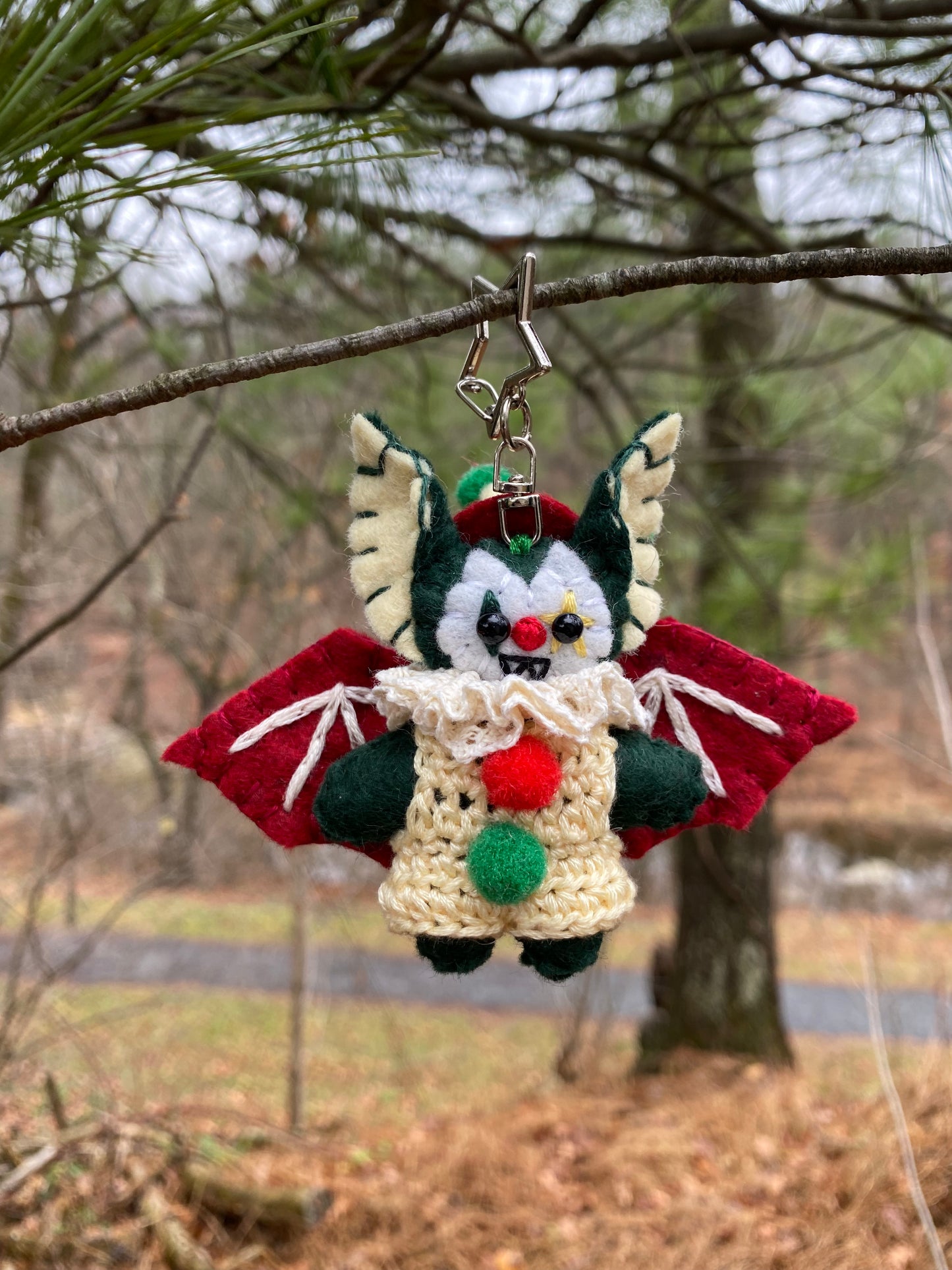 BAT POCKET CLOWN CLIP (green)