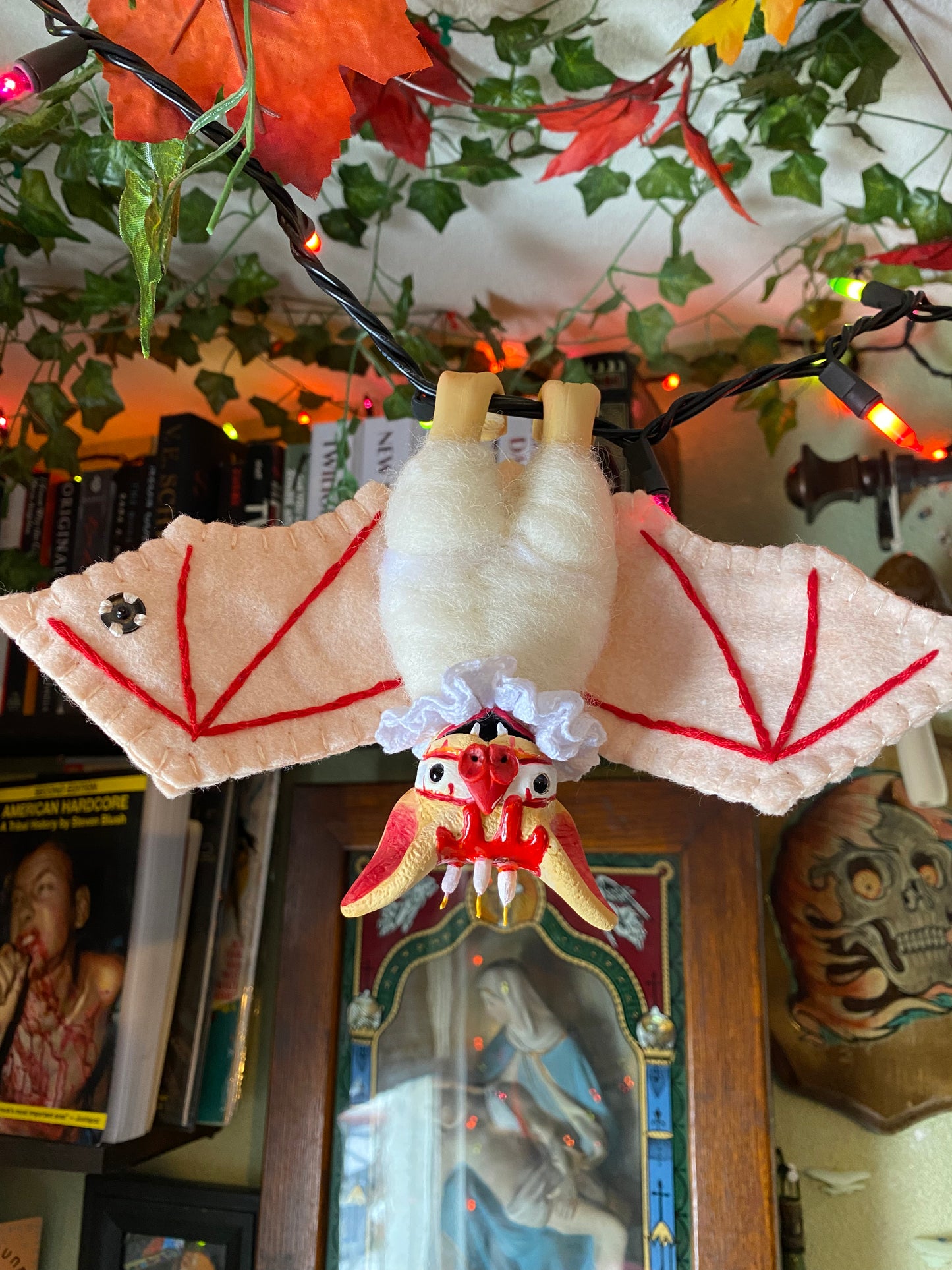 LARGE HANGING BAT (strawberry shortcake)