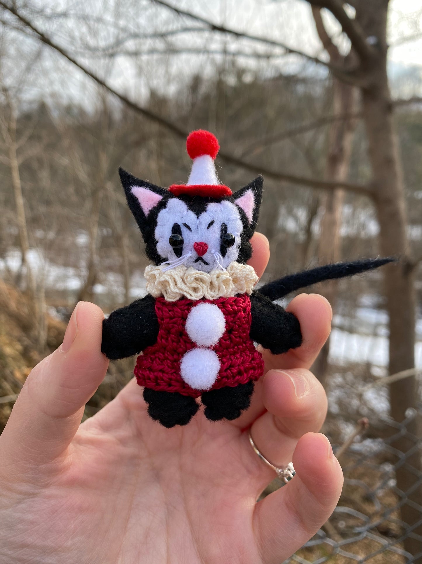 KITTY POCKET CLOWN (red)