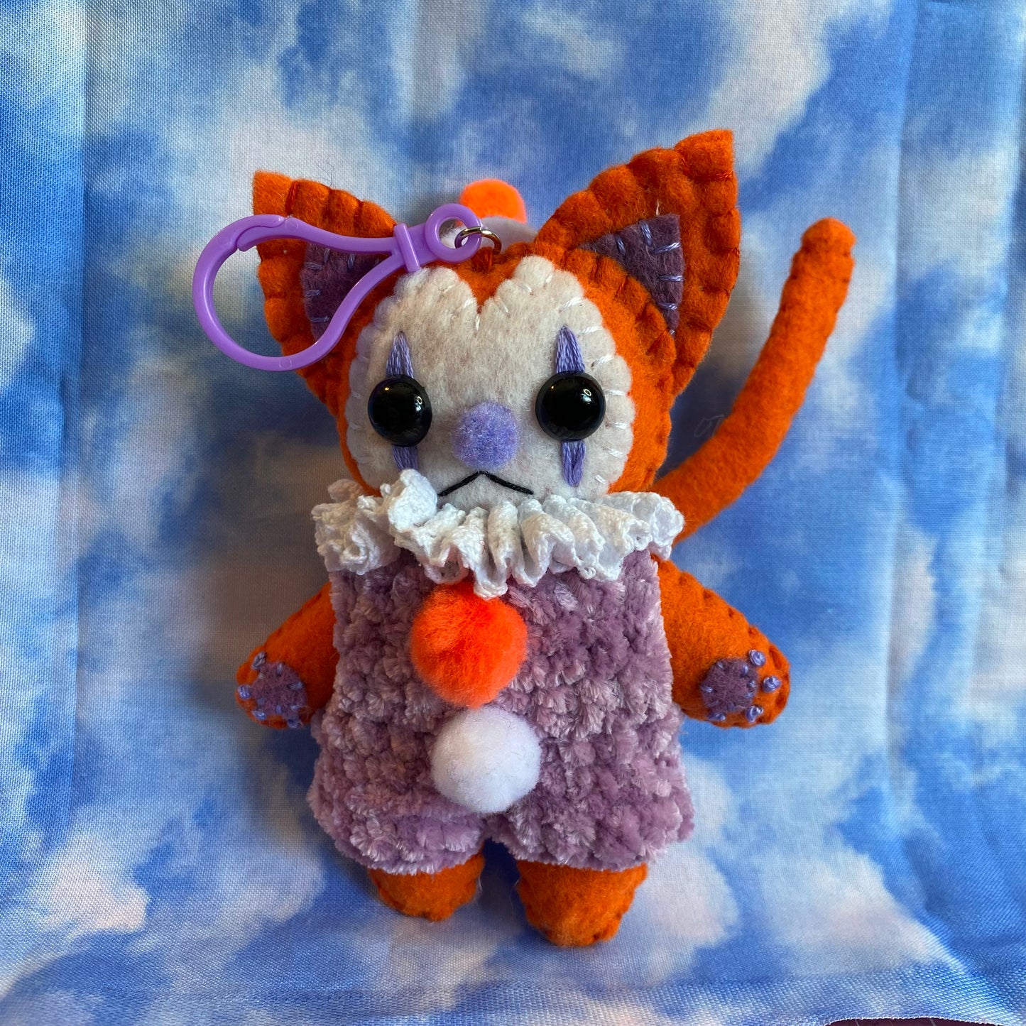 KITTY BAG CLIP (orange)
