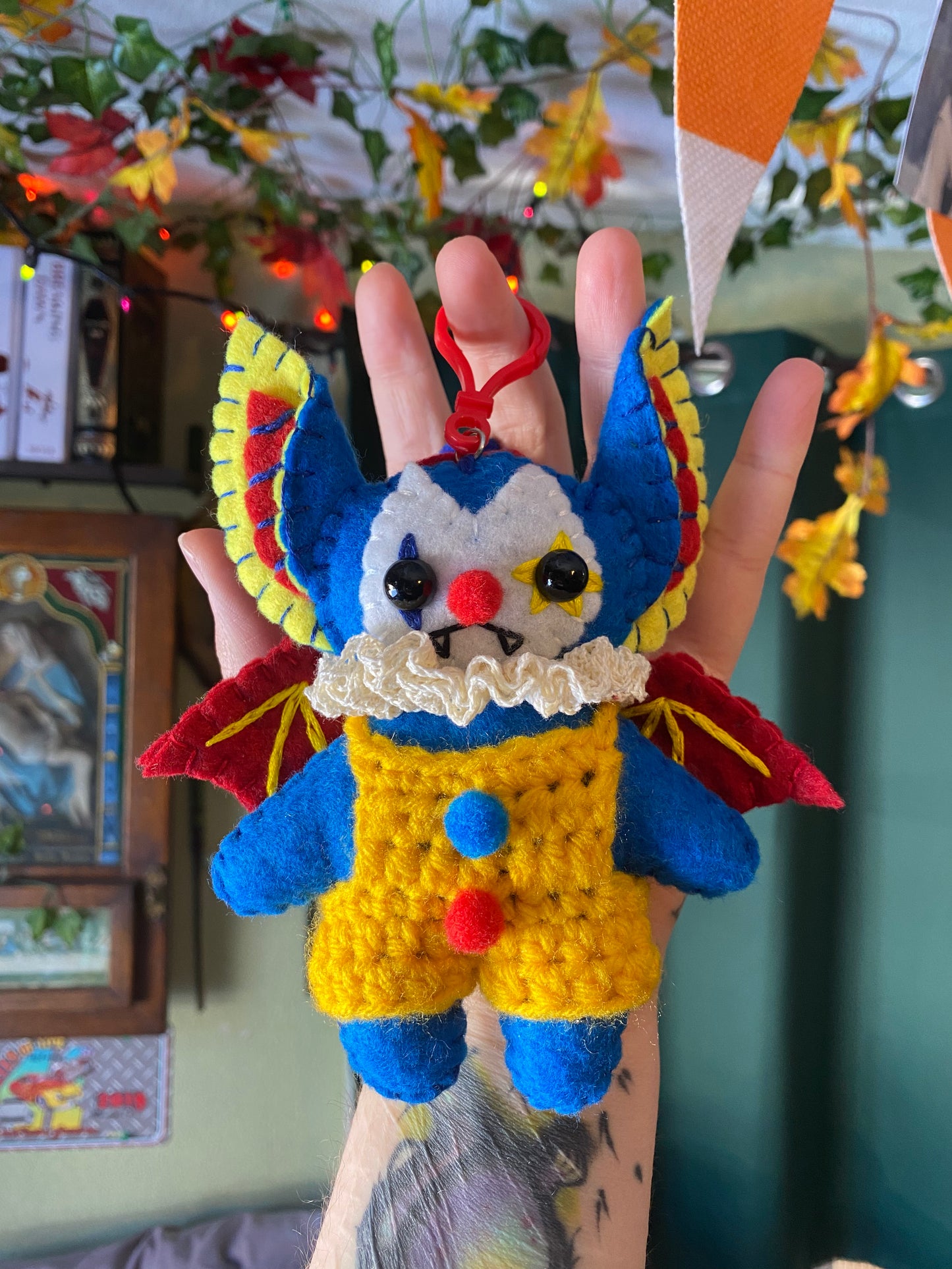 BAT BAG CLIP (blue)