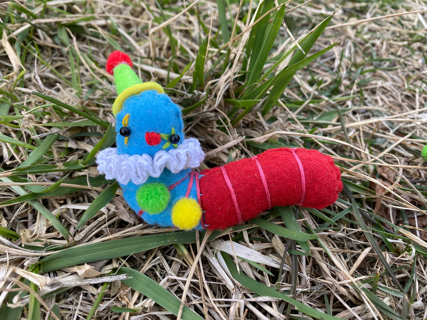 GUMMY WORM (blue/red)