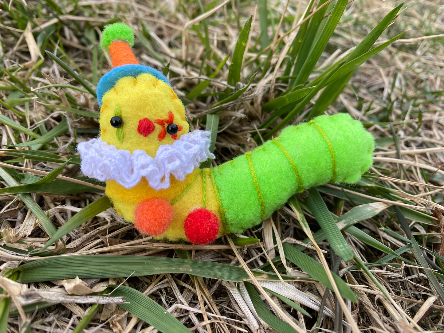 GUMMY WORM (yellow/lime)