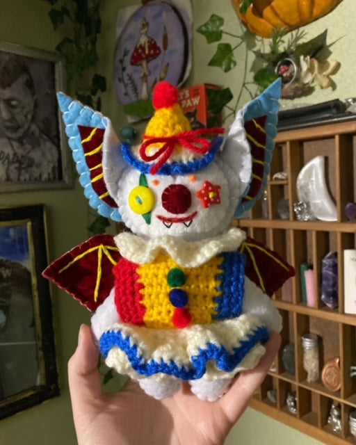 COMMISSION SLOT FOR CLOWN BAT PLUSH DOLL