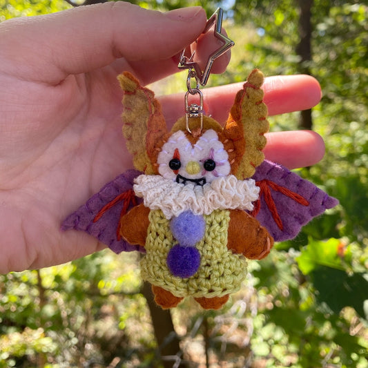 bat pocket clown clip (orange)