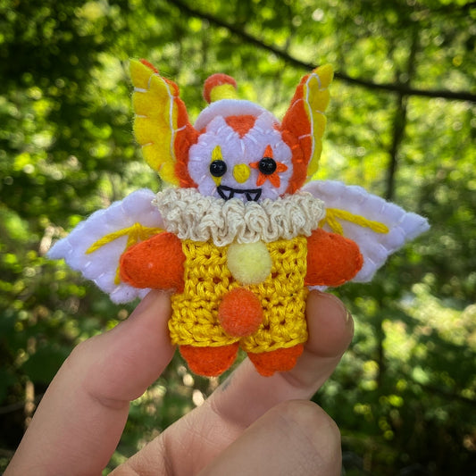CANDY CORN POCKET CLOWN (orange)