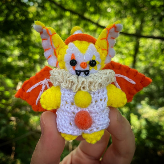 CANDY CORN POCKET CLOWN (yellow)