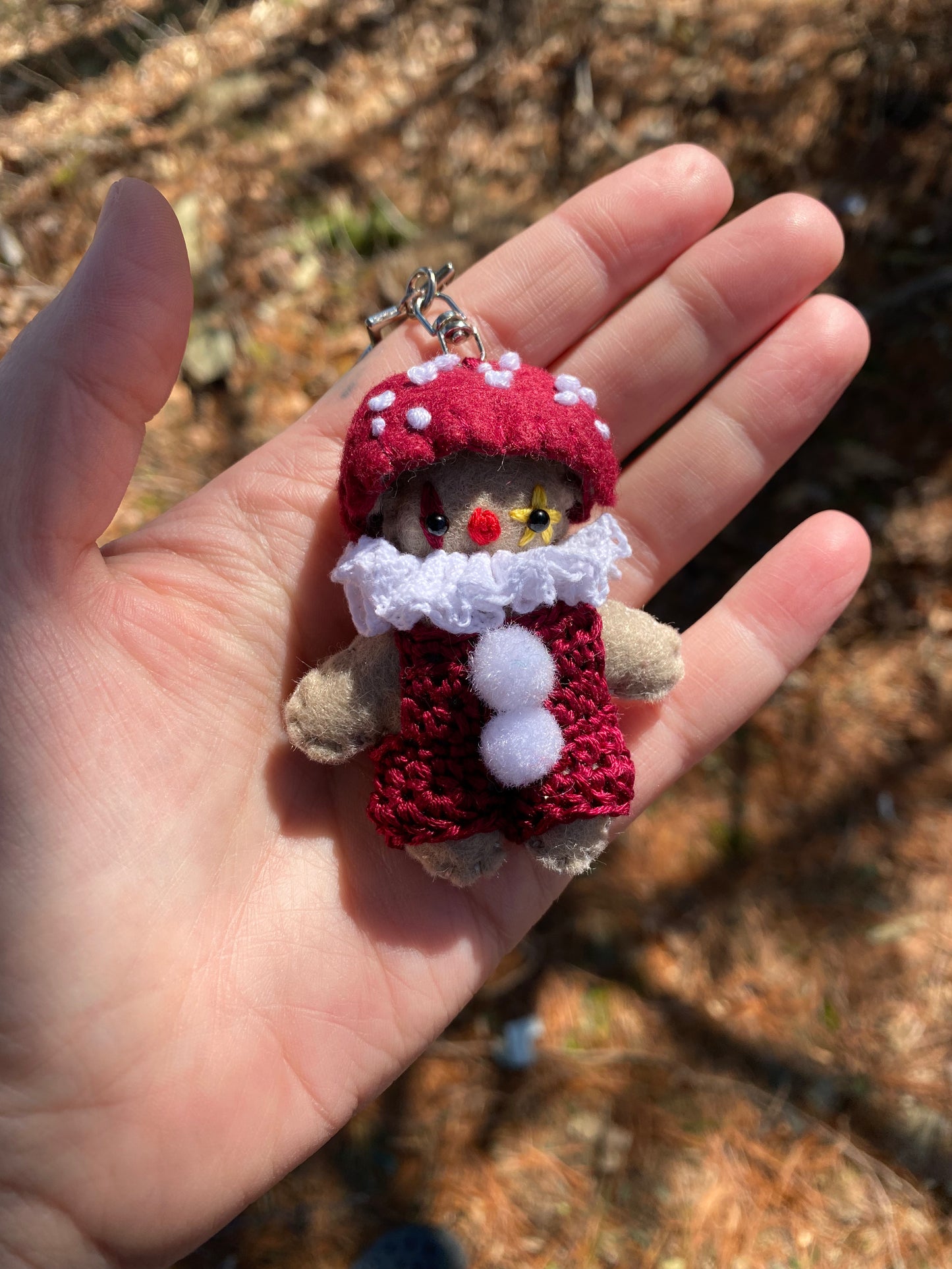 *MYSTERY* mushroom pocket clown clip