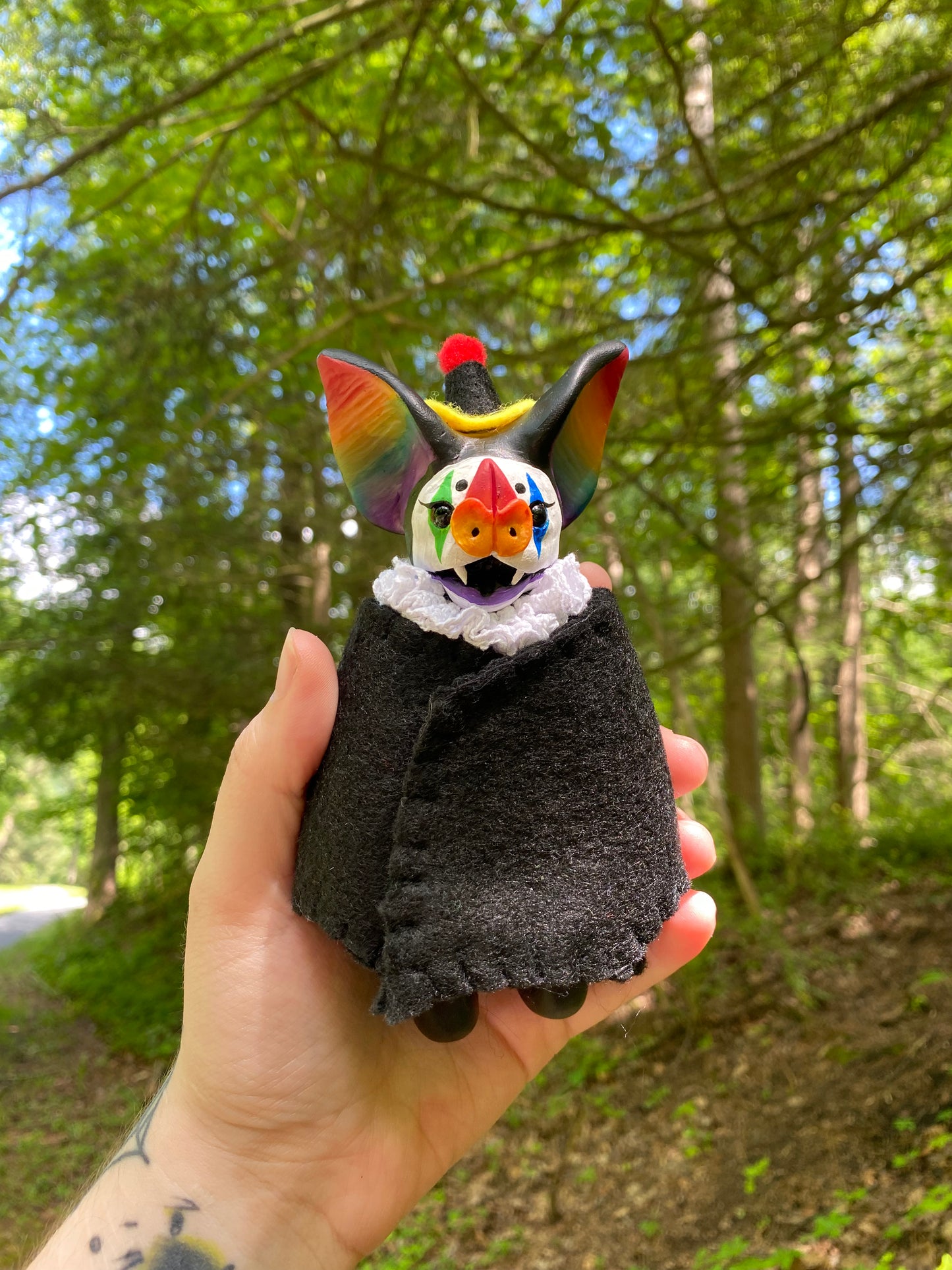 LARGE HANGING PRIDE BAT (rainbow)