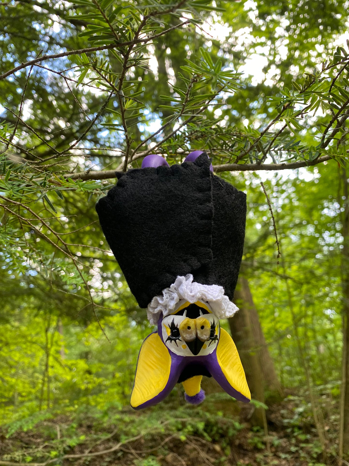 LARGE HANGING PRIDE BAT (enby pride)