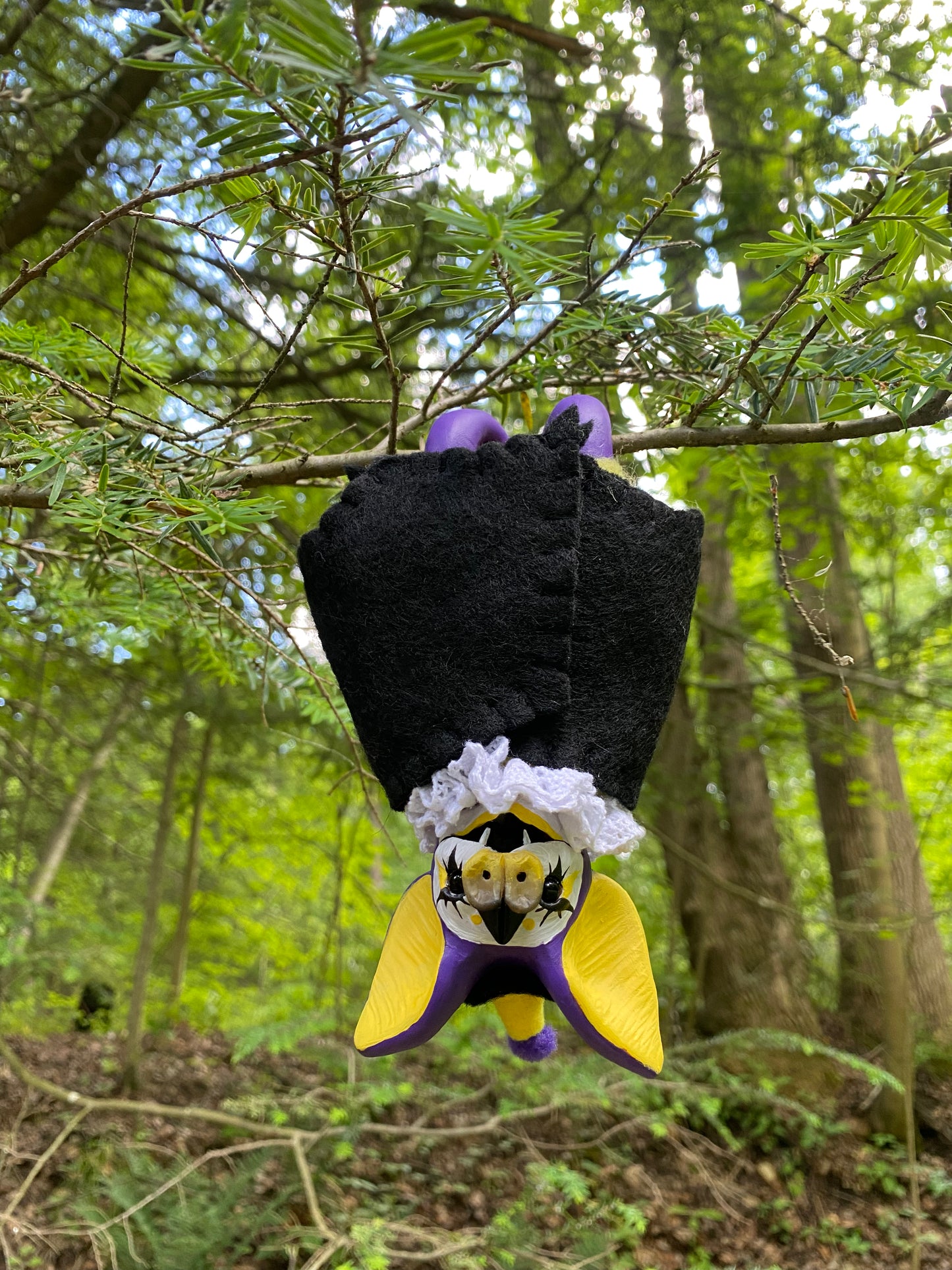 LARGE HANGING PRIDE BAT (enby pride)