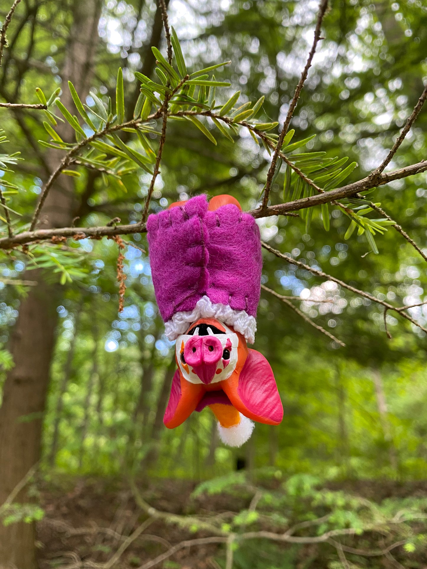 MINI HANGING PRIDE BAT (lesbian pride)