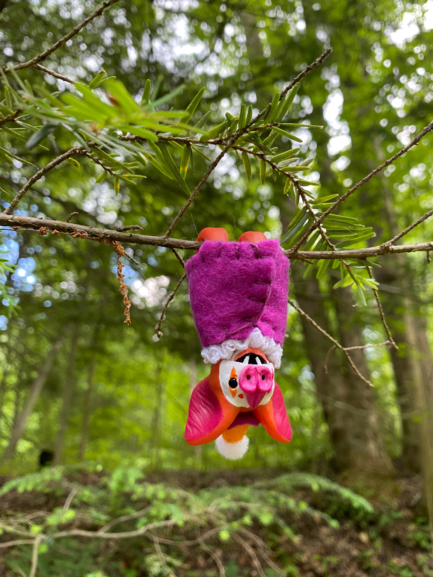 MINI HANGING PRIDE BAT (lesbian pride)