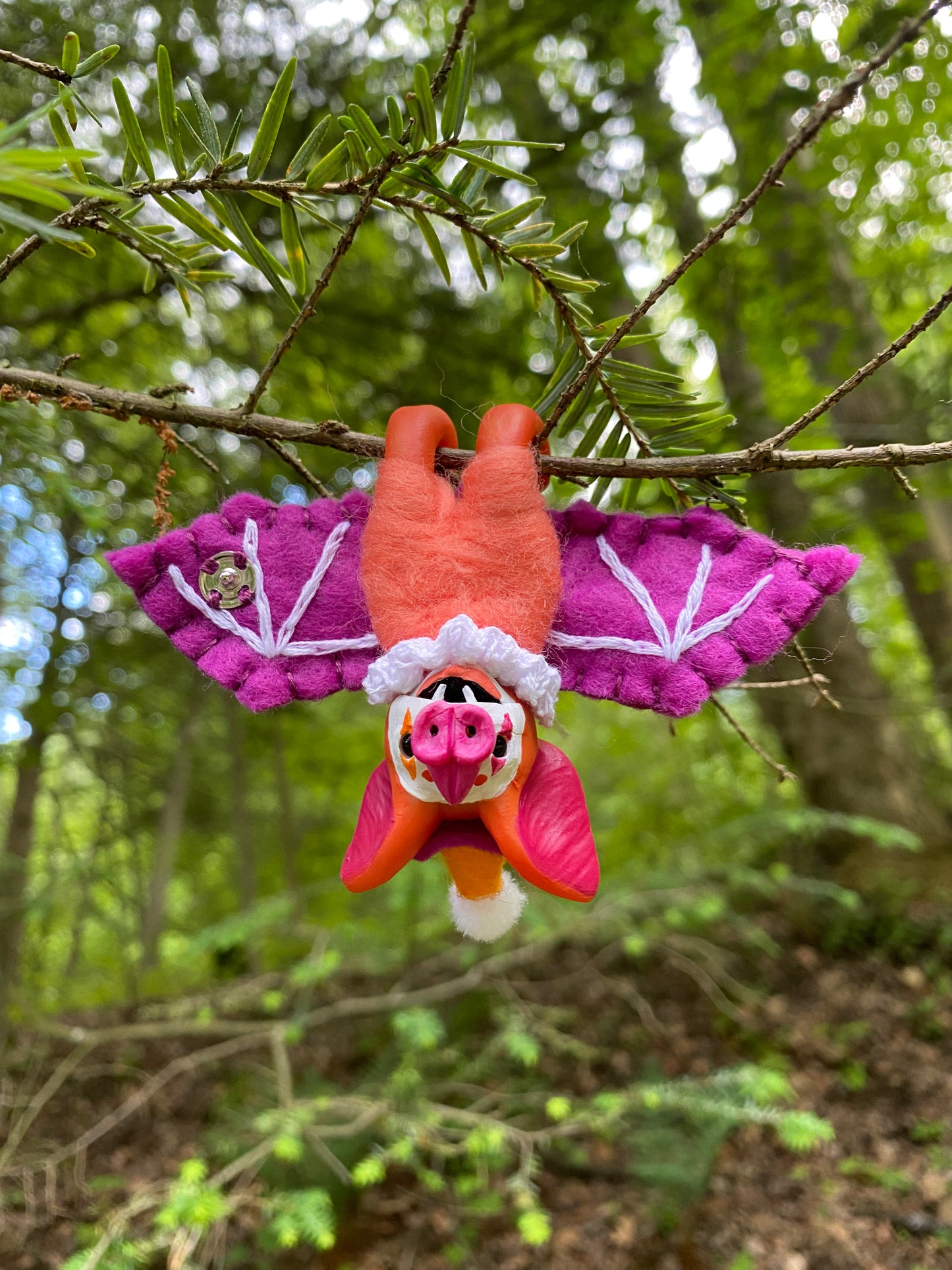 MINI HANGING PRIDE BAT (lesbian pride)