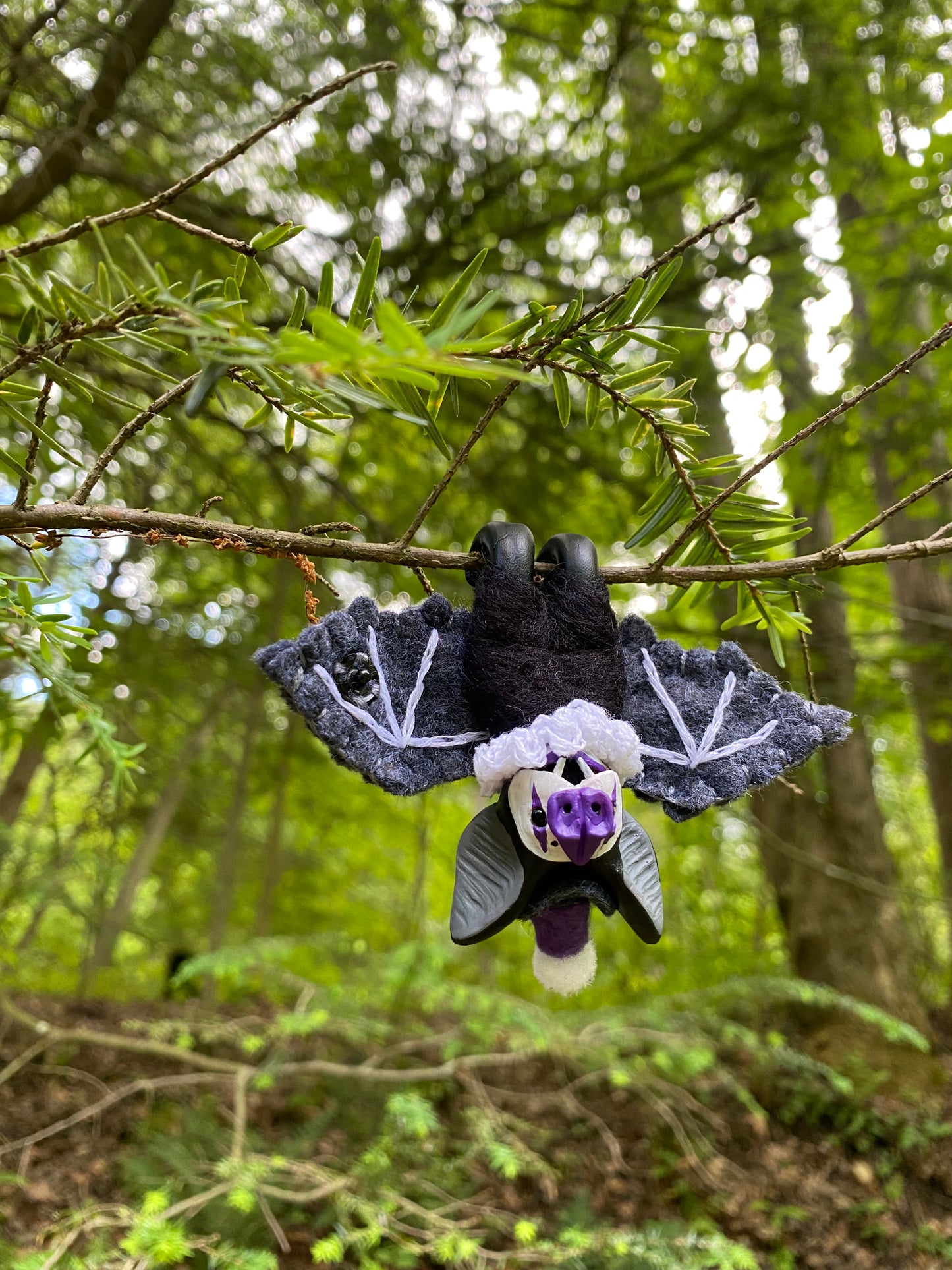 MINI HANGING PRIDE BAT (ace pride)