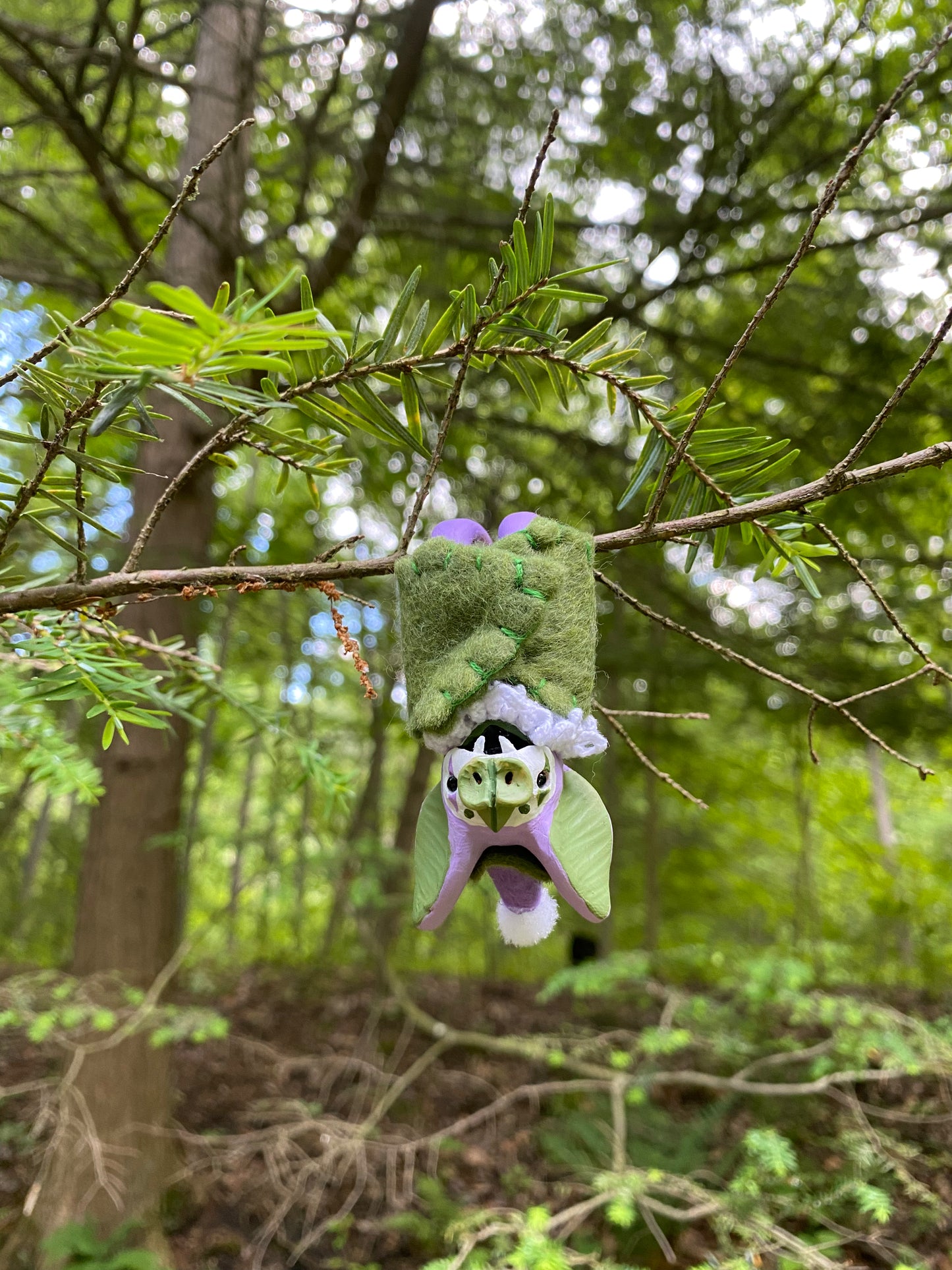 MINI HANGING PRIDE BAT (genderqueer pride)