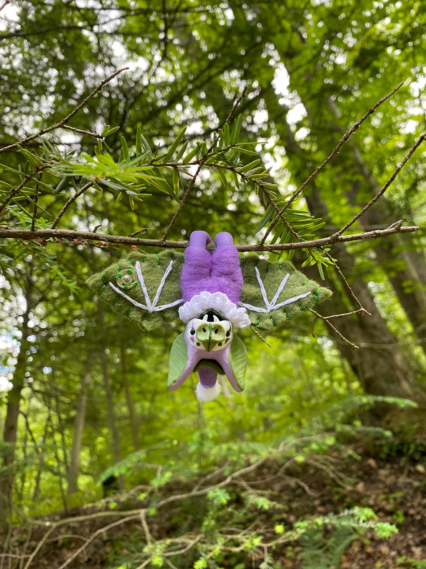 MINI HANGING PRIDE BAT (genderqueer pride)