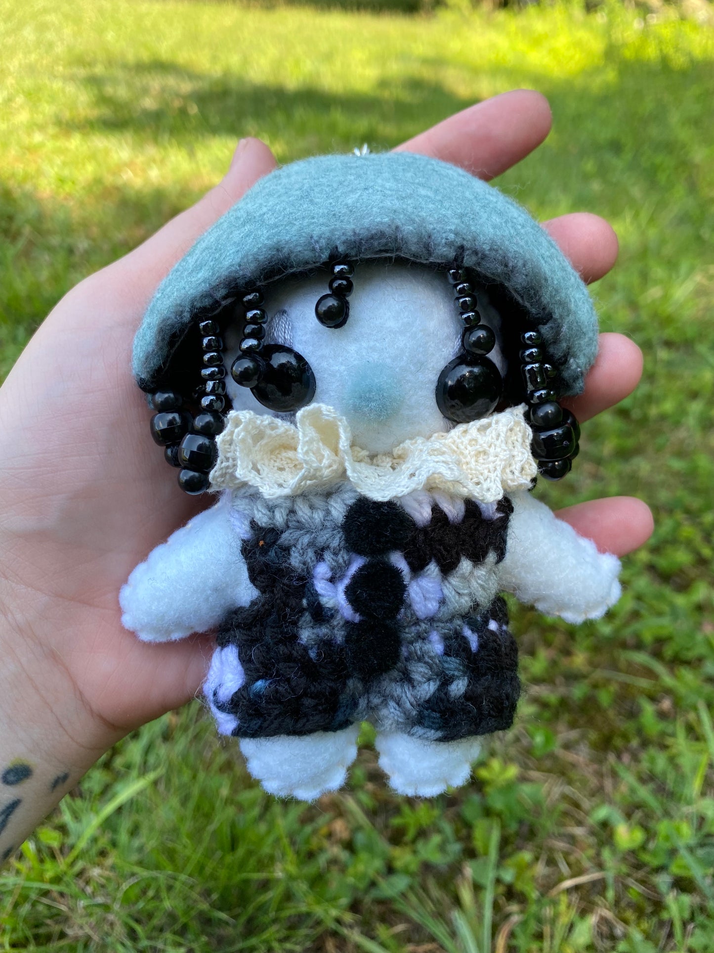 MUSHROOM BAG CLIP (inky cap)