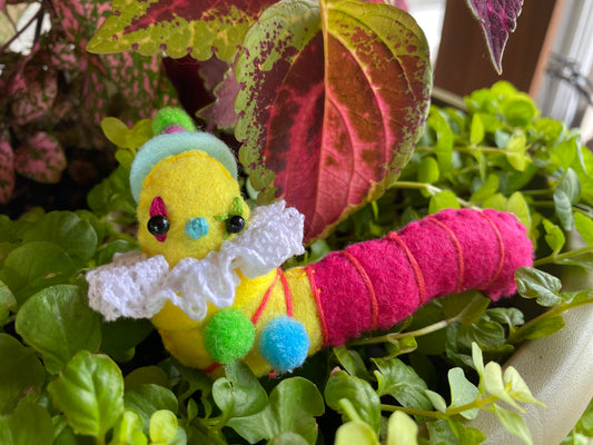 GUMMY WORM POCKET CLOWN (yellow/pink)