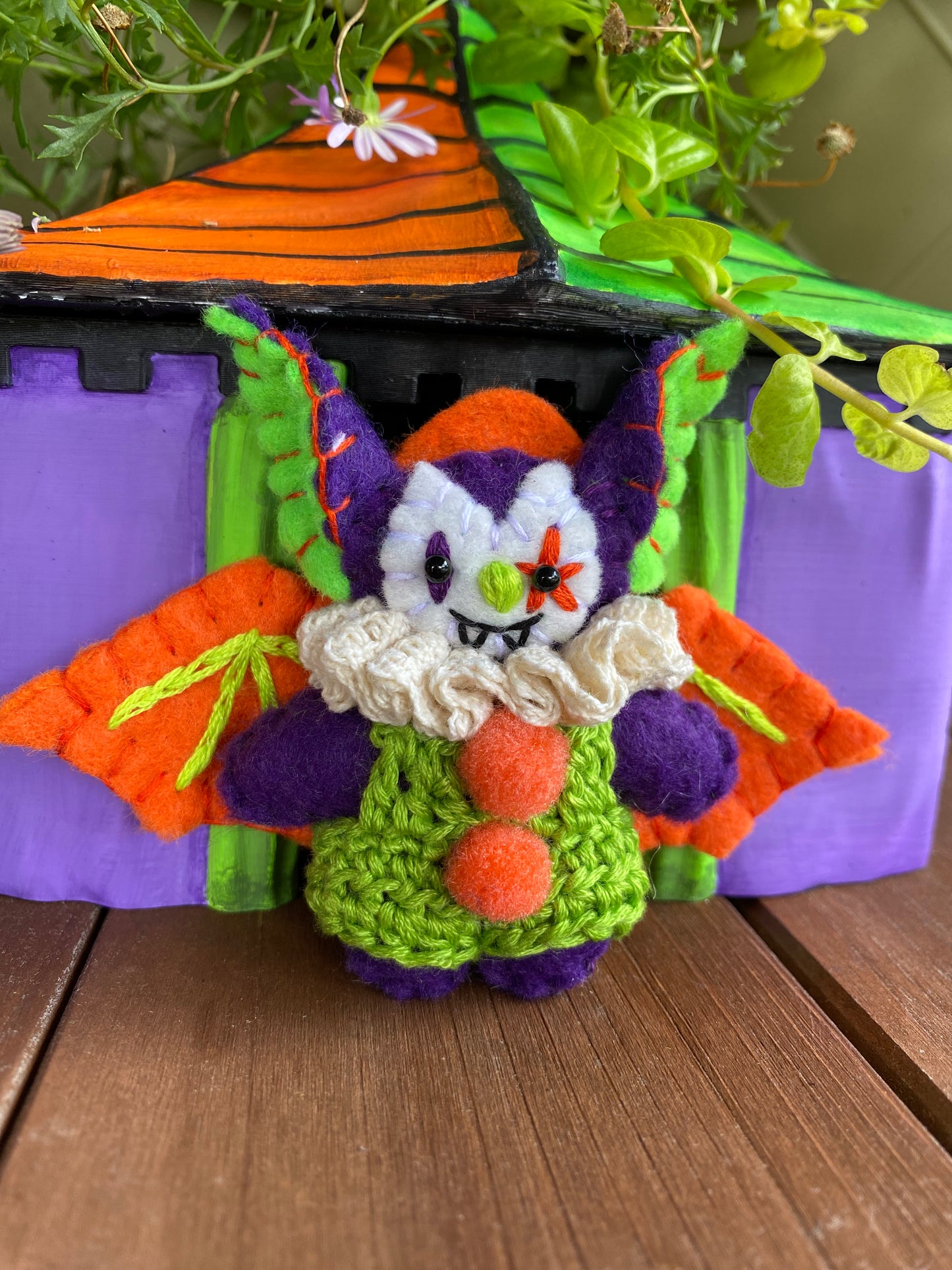 BAT POCKET CLOWN (purple)