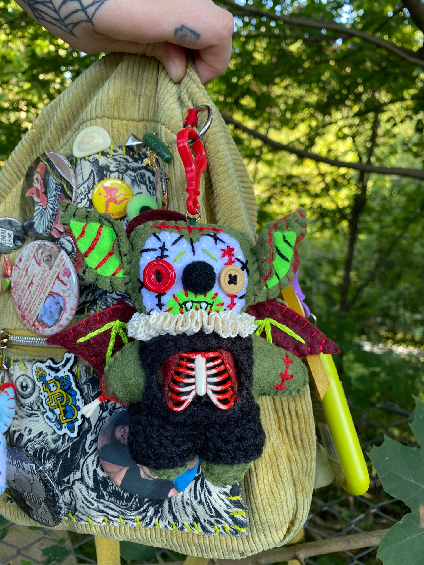 FRANKENCLOWN BAG CLIP