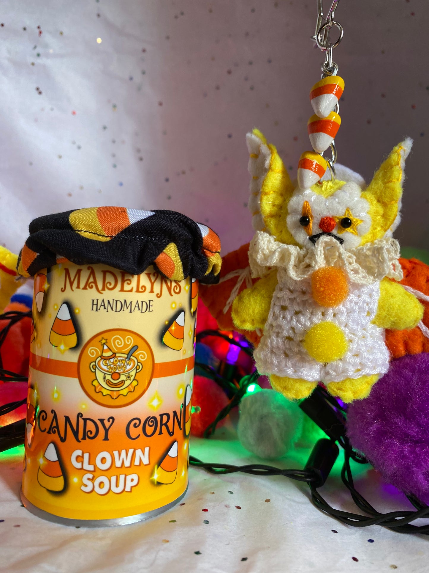 CANDY CORN CLOWN SOUP