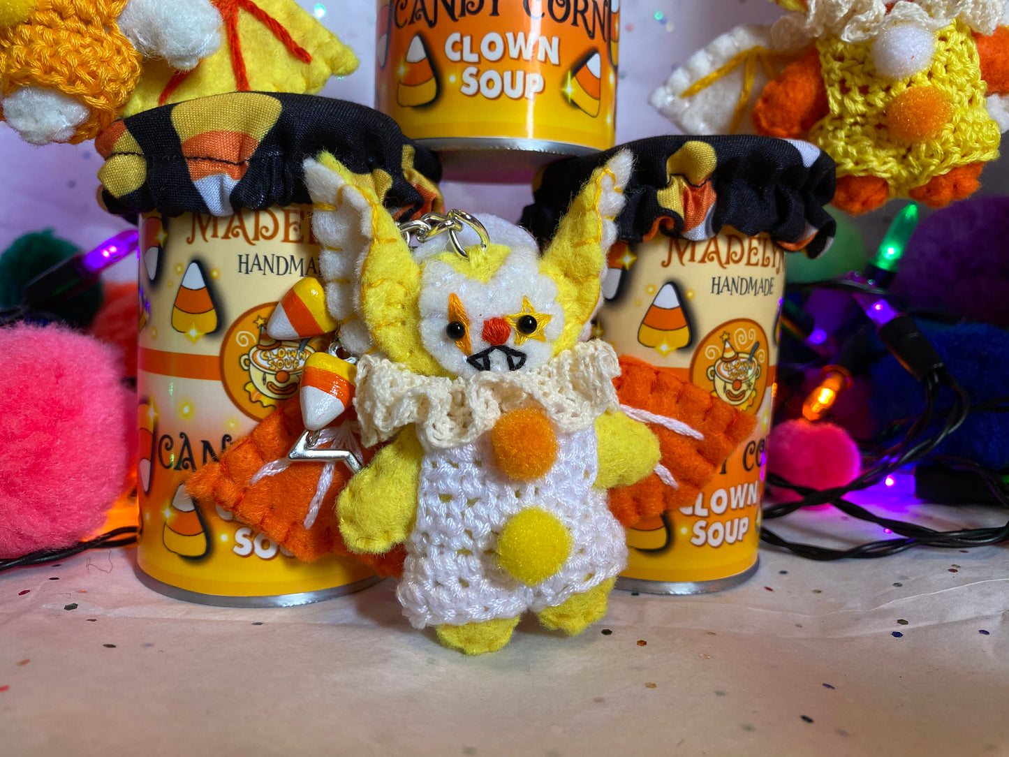 CANDY CORN CLOWN SOUP