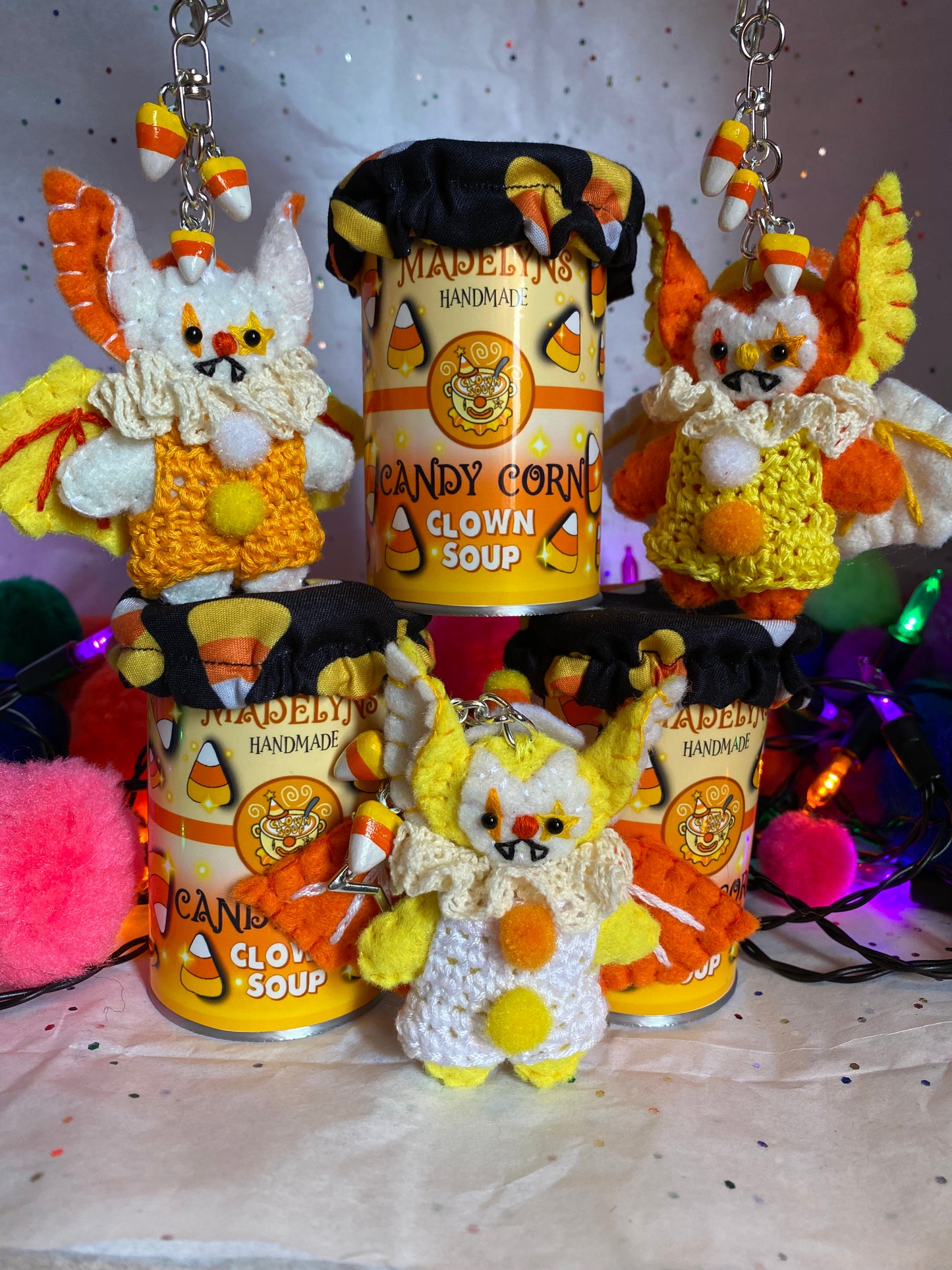 CANDY CORN CLOWN SOUP