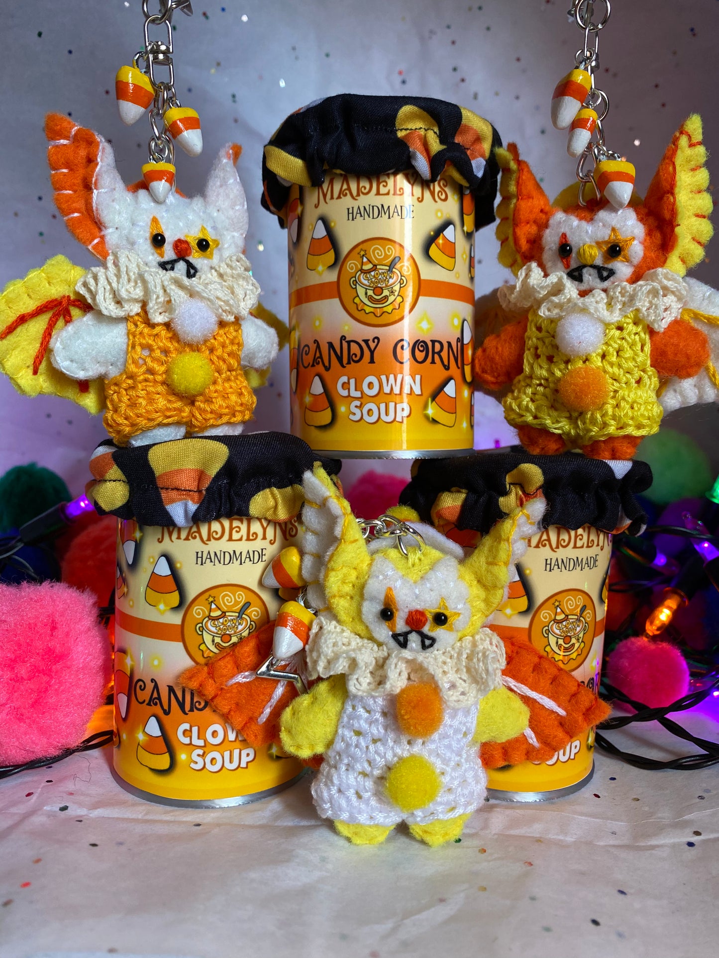 CANDY CORN CLOWN SOUP