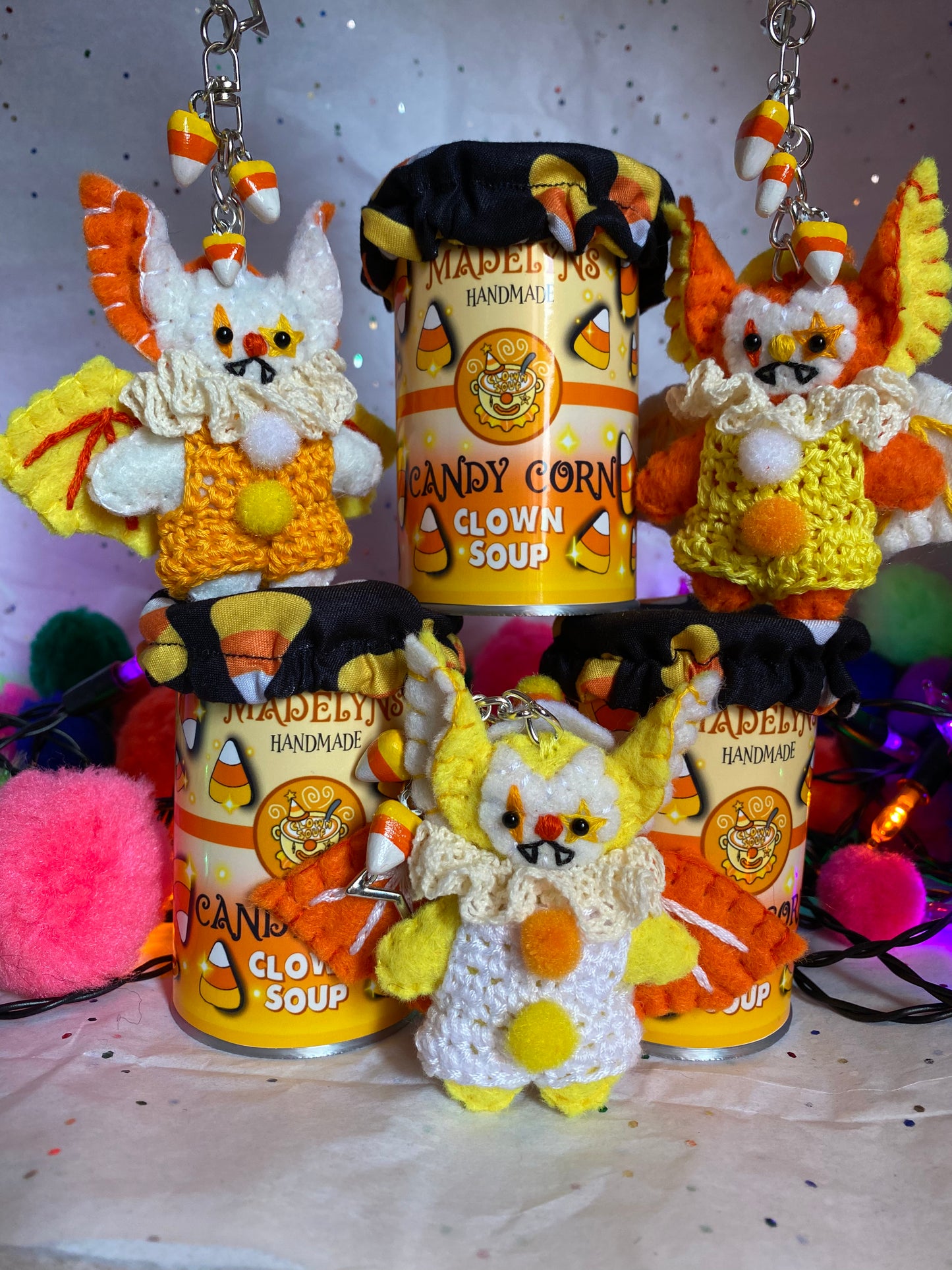 CANDY CORN CLOWN SOUP