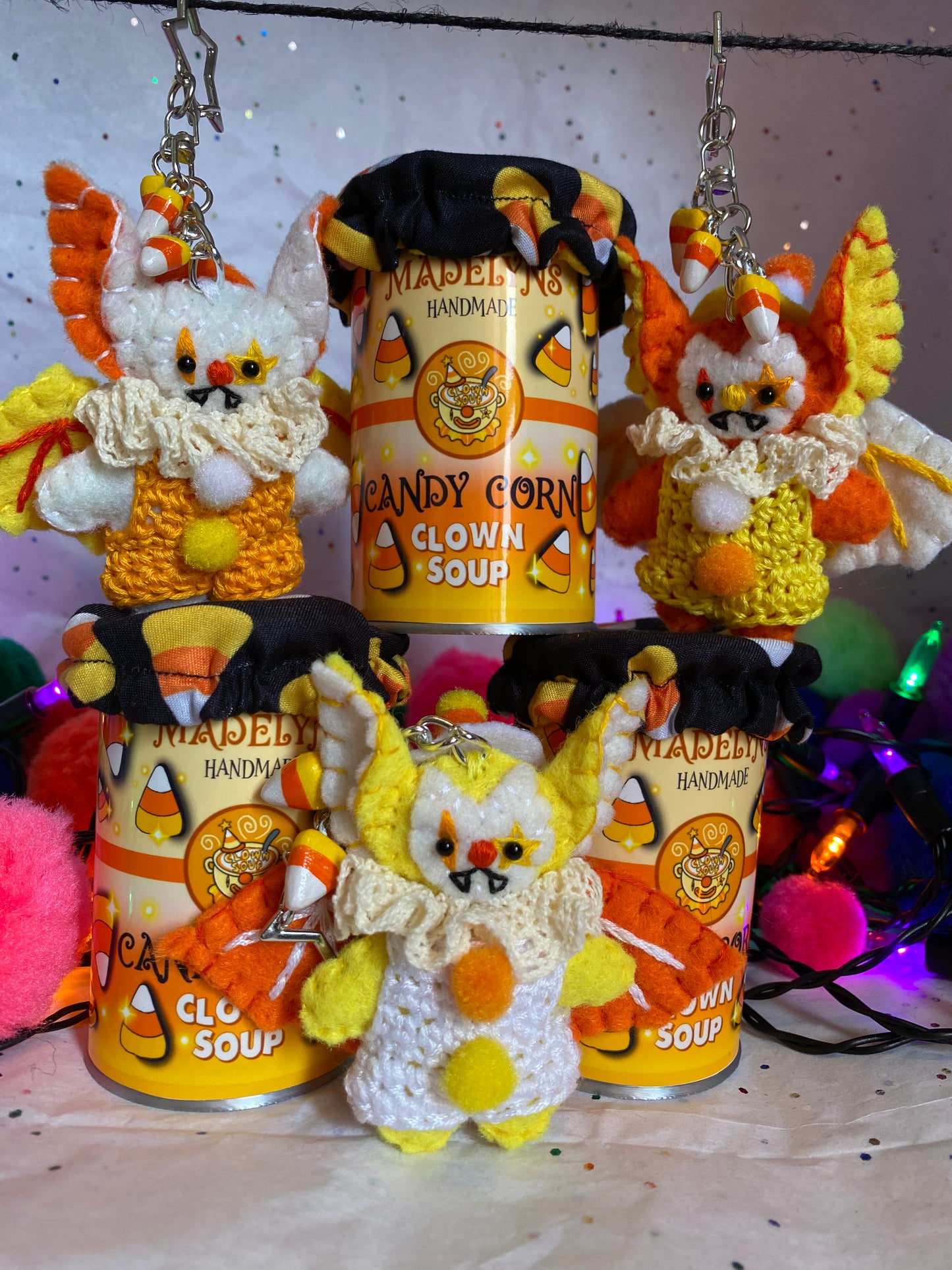 CANDY CORN CLOWN SOUP