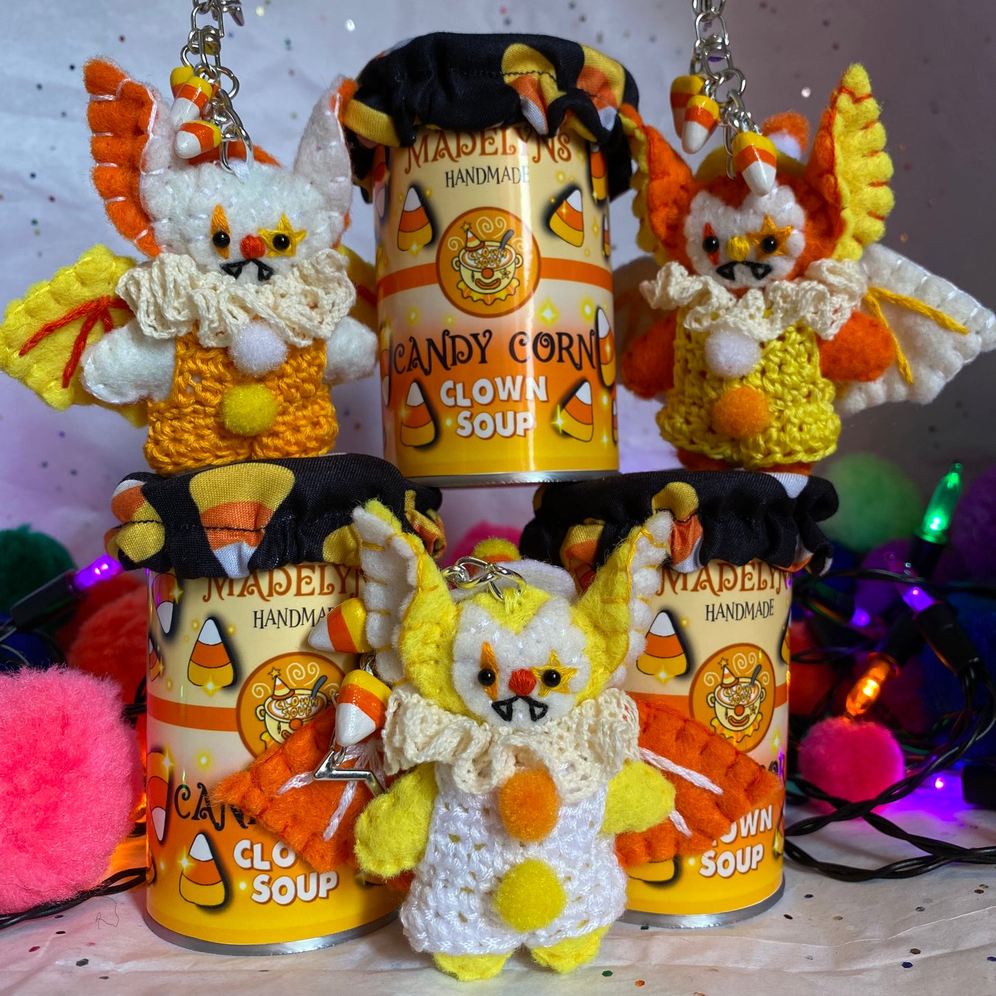 CANDY CORN CLOWN SOUP