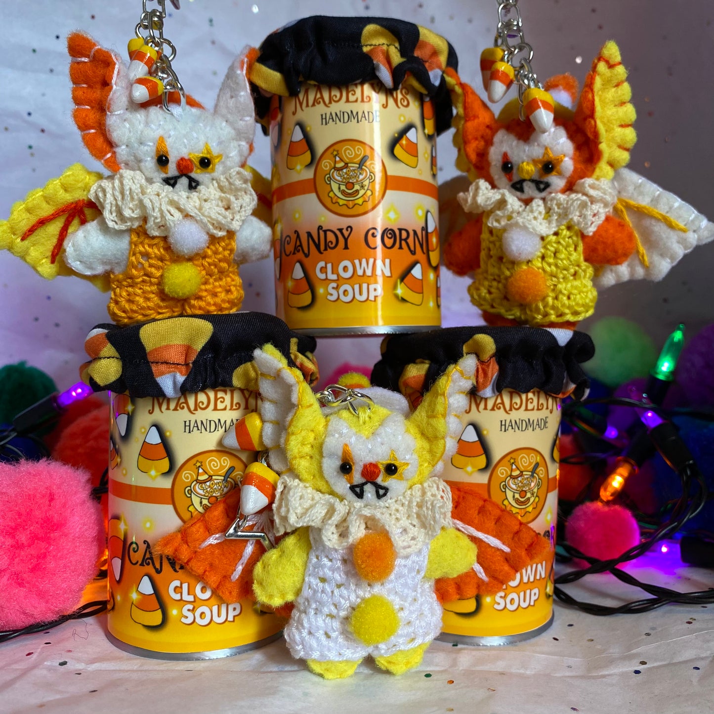 CANDY CORN CLOWN SOUP