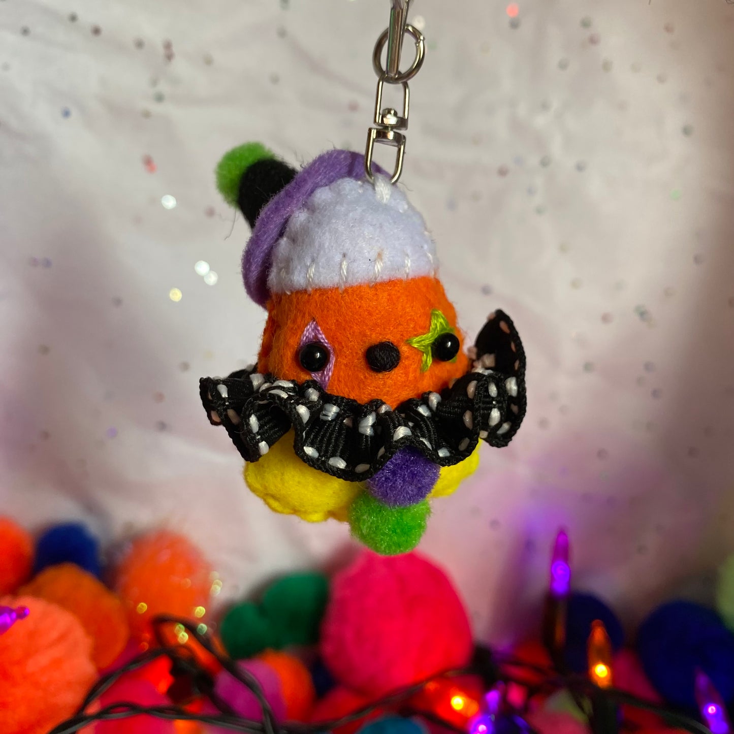 Candy Corn bag clip (A)