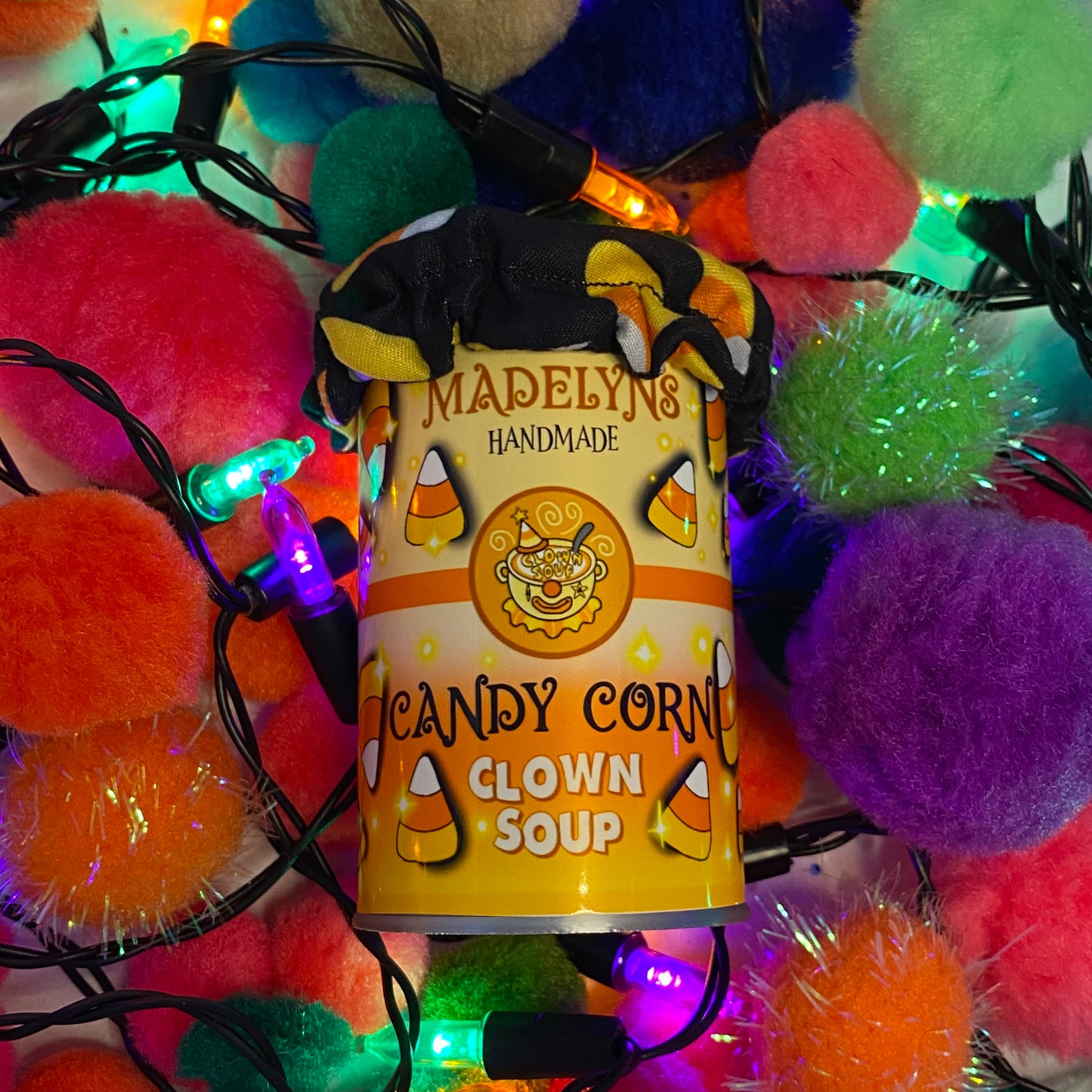 CANDY CORN CLOWN SOUP