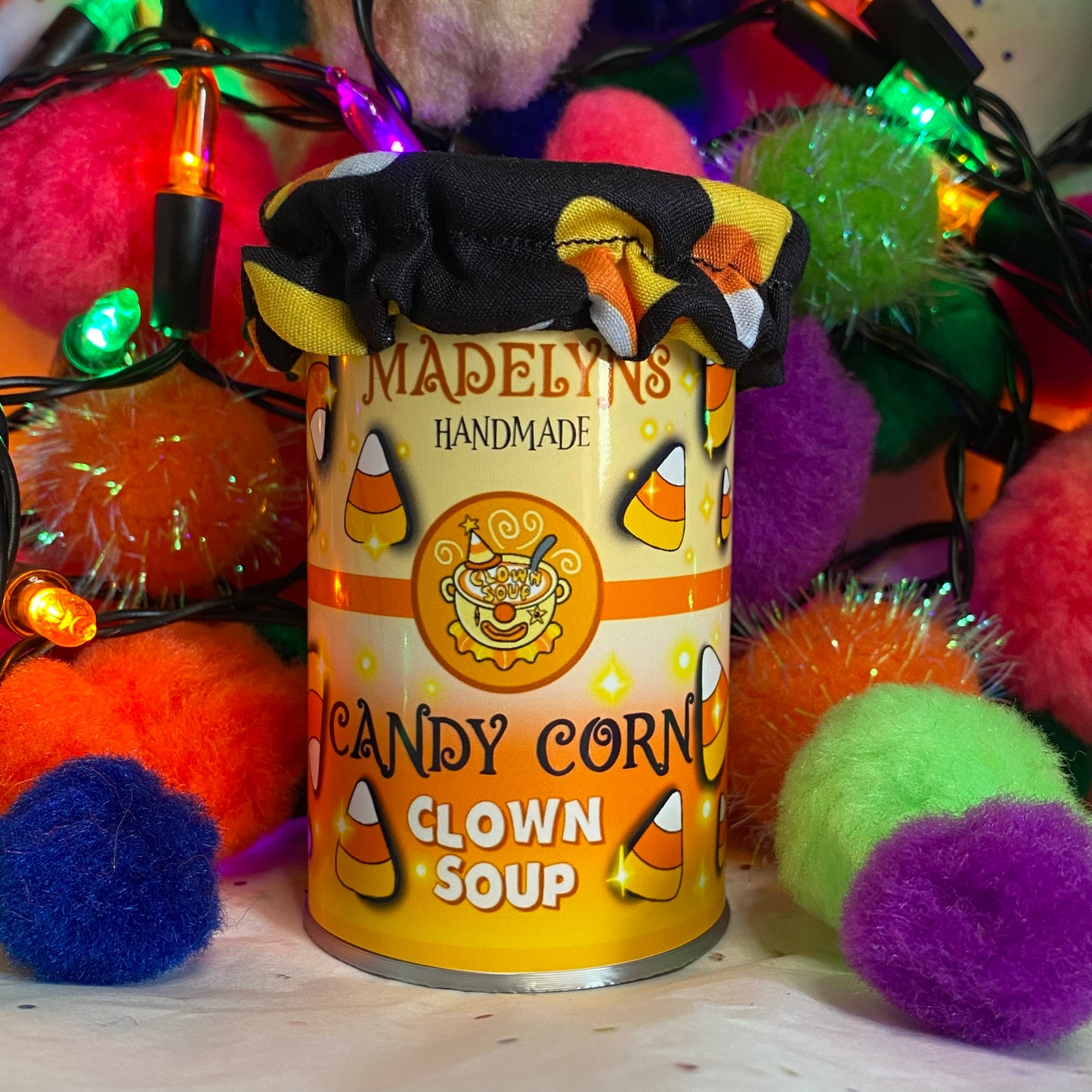 CANDY CORN CLOWN SOUP