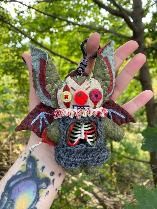 ZOMBIE BAG CLIP (green)