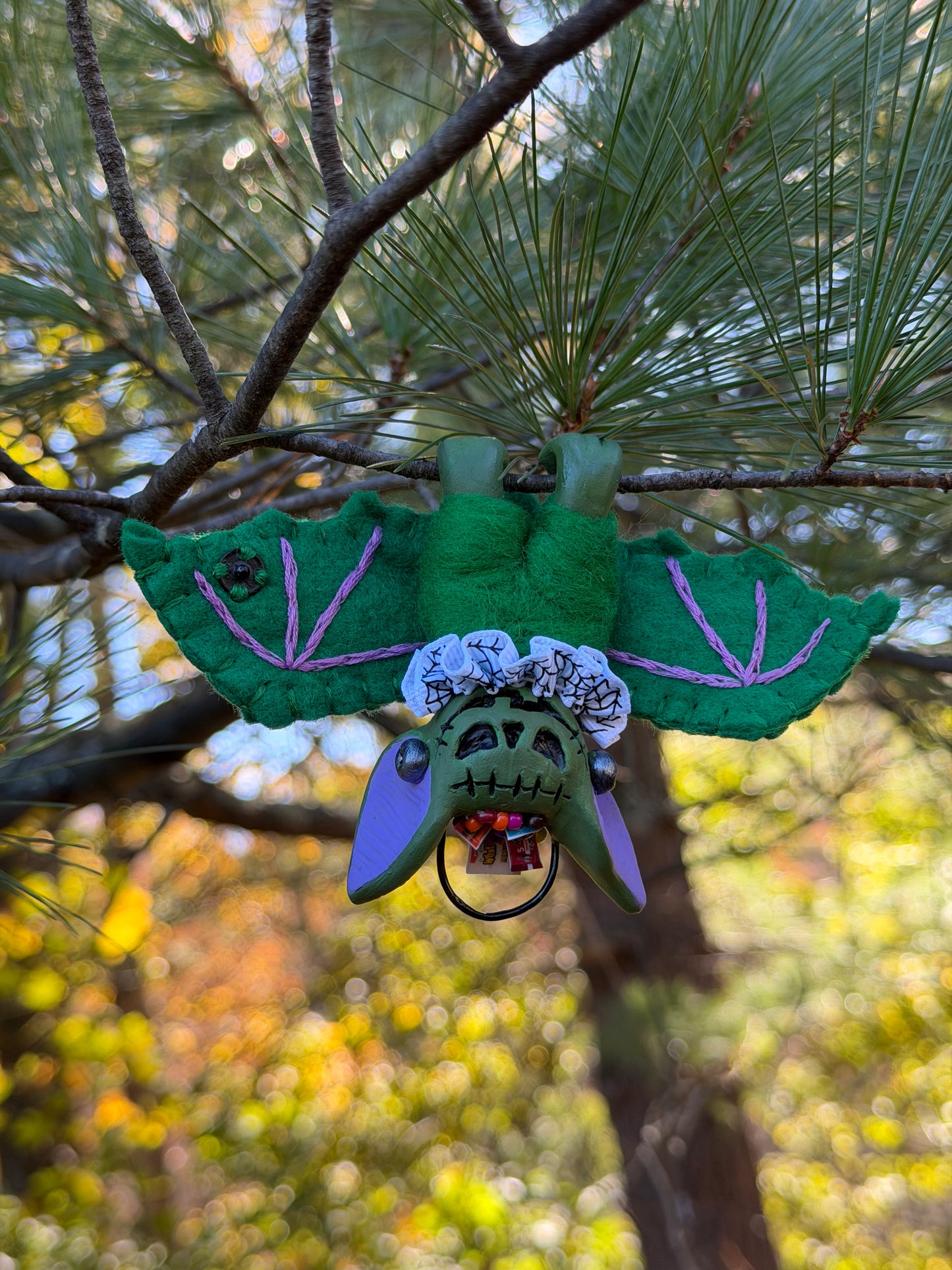 CANDY BUCKET HANGING BAT (frankenstein)