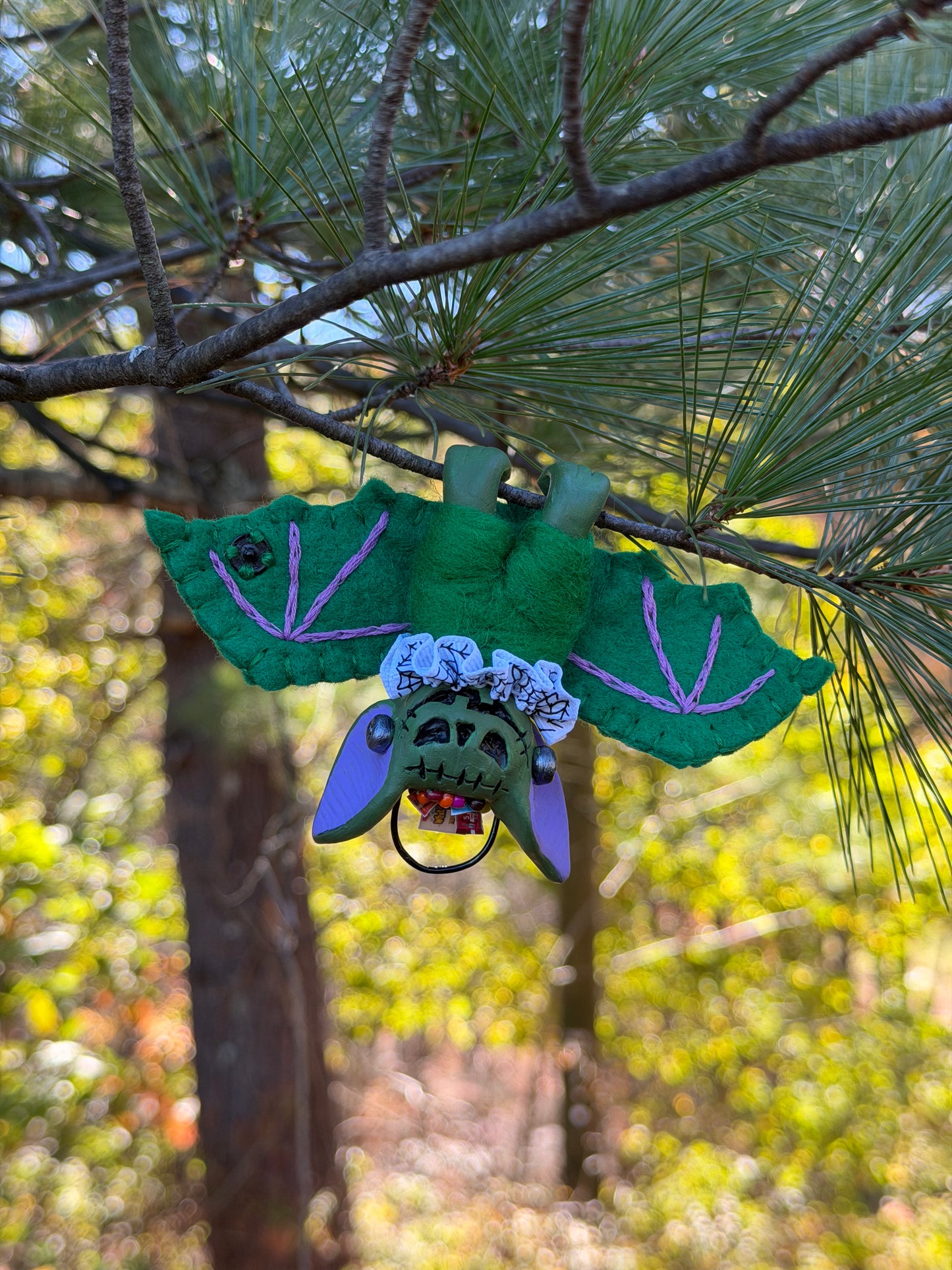 CANDY BUCKET HANGING BAT (frankenstein)